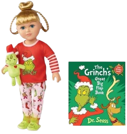 Grinch Sleepover Holiday Collectible Doll Blonde